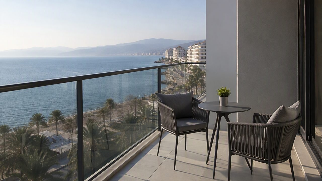 Sea-view balcony in Vlorë